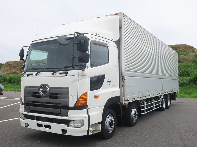 2015 Hino Profia Large aluminum wing 4-axle low-floor retarder 