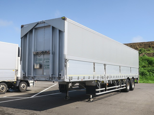 2012 Toho 2-axle wing trailer, 13m body, maximum load 20.5t, lift axle, aluminum wheels