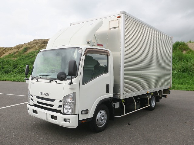 2015 Isuzu Elf 2t aluminum van, wide and long, cargo bed height 233cm, combination gate, full low floor, 3-stage lashing rail, 150 horsepower [medium-sized license compatible *excluding 5t limited]