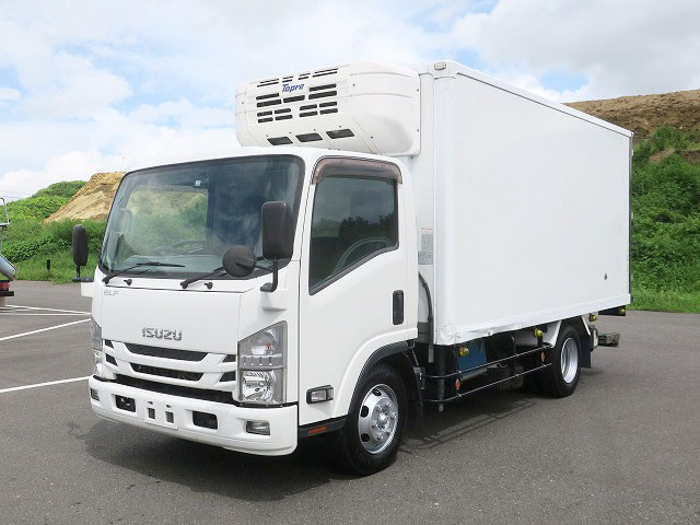 2018 Isuzu Elf 3t refrigerated van, wide long, storage PG, Topre -5 degree setting, 2-stage lashing rail, 150 horsepower [medium-sized license compatible *excluding 5t limited]