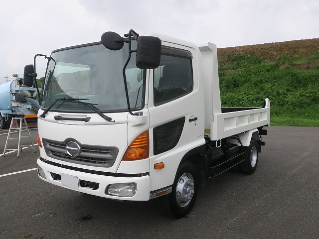 [Vehicles for lease only] 2011 Hino Ranger medium-sized dump truck, manufactured by Far East 