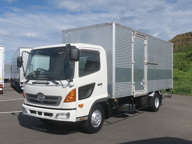 2010 Hino Ranger Medium-sized aluminum van with storage PG and left-side sliding door ★Approximately 310,000km on the meter★