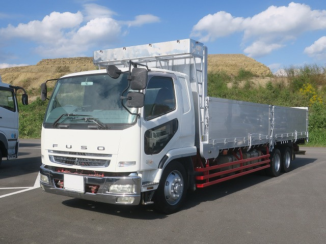 2006 Mitsubishi Fuso Fighter, heavy-duty flatbed aluminum block, 8200 wide, tailgate height 88cm, 270 horsepower, 410,000km on meter, vehicle inspection valid until April 2015