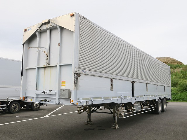 [Vehicles for lease only] 2005 model Nippon Trex 2-axle wing trailer, 13m body, maximum load capacity 19.6t, lift axle, aluminum wheels