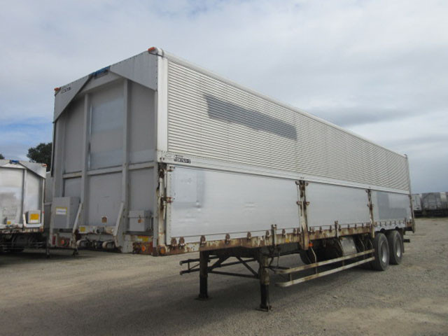 [Vehicles for lease only] 2003 model Nippon Fruehauf 2-axle wing trailer, maximum load capacity 20.5t, 13m body