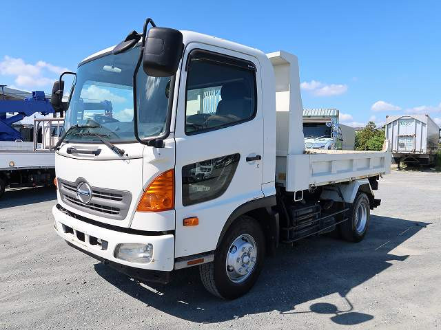 [Vehicles for lease only] 2014 model Hino Ranger medium-sized dump truck, manufactured by Far East 