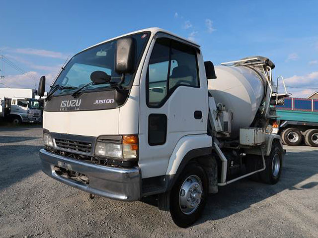 [Vehicles for lease only] 2005 model Isuzu Juston medium-sized mixer truck, manufactured by Kayaba, drum capacity 3.4 m3 [medium-sized license required *excluding 5t limited]