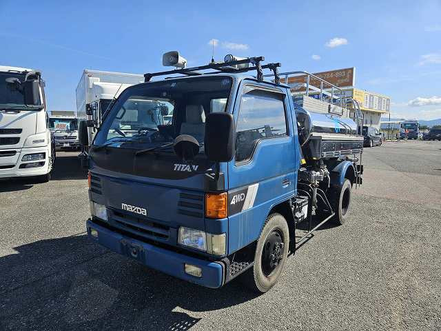 [Vehicles for lease only] 1999 Mazda Titan 2t tanker truck, maximum capacity 2000 liters, 4WD [medium-sized vehicle license required *excluding 5t limited vehicles]