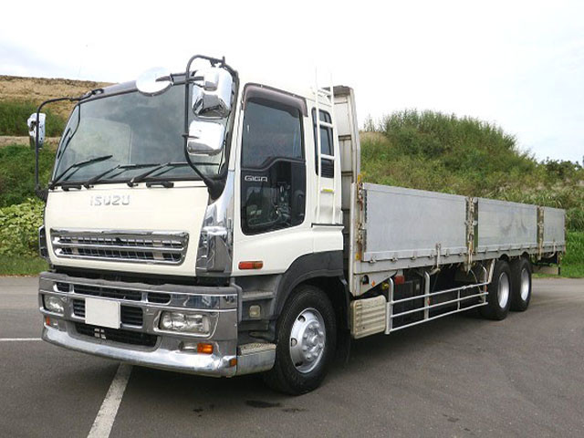 2006 Isuzu Giga Large flatbed aluminum block High floor 3 axles 7-way opening 9600 body *Actual mileage approx. 230,000km/Vehicle inspection valid until May 2005*