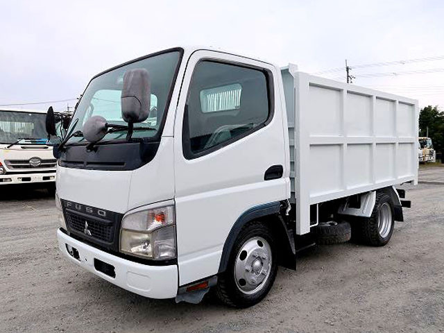 [Vehicles for lease only] 2008 Mitsubishi Fuso Canter small dump truck, manufactured by Shinmaywa, no soil or sand allowed [Semi-medium-sized (5t only) license required *Old standard license OK]