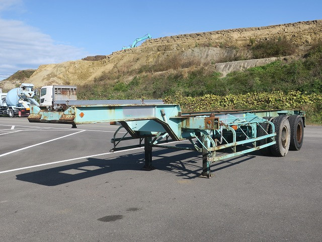 1994 model, Nippon Fruehauf, 2-axle, 20FT marine container chassis, maximum load 20.6t 