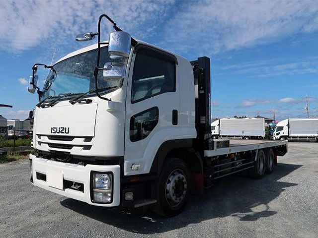 2015 Isuzu Forward self-loader with 11.5t capacity, Tadano winch, 260hp ★Inspection valid until February 2015★