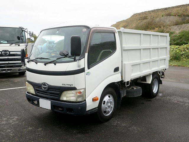 [Vehicles for lease only] 2011 Hino Dutro 3t deep dump truck, manufactured by Far East, no soil or sand allowed [Semi-medium-sized license required *Excluding 5t limited]