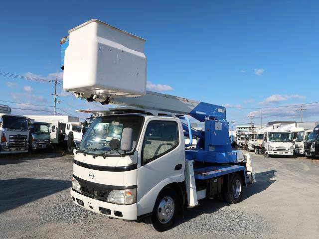 【リース専用車両】平成18年式 日野 デュトロ 小型高所作業車 アイチ SS12A スカイマスター 最大地上高12m 【準中型免許対応 ※5t限定を除く】