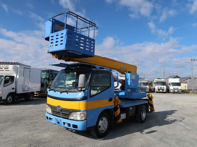 [Vehicles for lease only] 2008 model Hino Dutro small high-altitude work vehicle Aichi SS12A Skymaster Maximum ground clearance 12m [Semi-medium-sized license required *Excluding 5t limited]