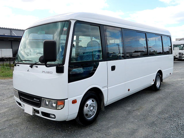 [Vehicles for lease only] 2014 Mitsubishi Fuso Rosa Microbus, 29-seater, 7-row moquette seats, automatic swing door 