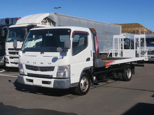 [Vehicles for lease only] Mitsubishi Fuso Canter 2014 model, small safety loader, Furukawa Unic winch, radio-controlled [medium-sized vehicle license required *excluding 5t limited vehicle]