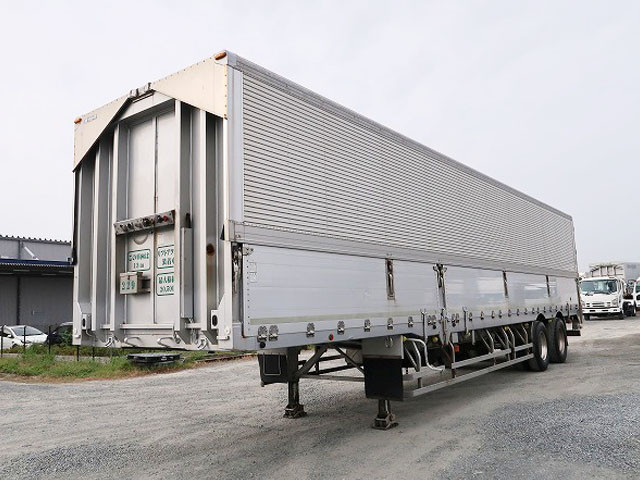 [Vehicles for lease only] 2013 model Toho 2-axle wing trailer, 13m body, maximum load capacity 20.5t, lift axle 