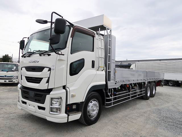 2016 Isuzu Giga Large flatbed aluminum block 5-way opening High floor 3-axle ★Actual mileage on meter: approx. 630,000 km★