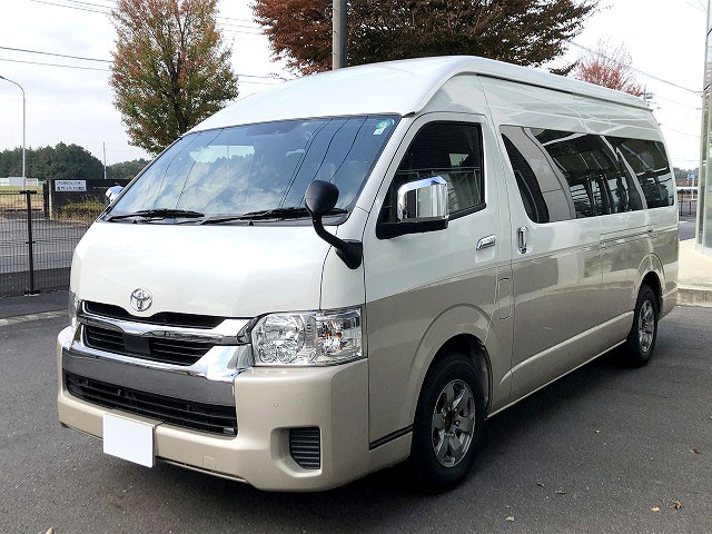 [Lease-only vehicle] Reiwa 2 model Toyota Hiace Wagon Grand Cabin Power sliding door ETC2.0 Smart entry Around-view dashcam