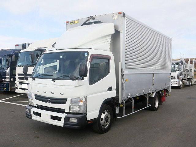 2015 Mitsubishi Fuso Canter, small aluminum wing, 3.8t load capacity, wide and extra long, 232cm inside height, low floor, 2-stage lashing rail, 150 horsepower, [medium-sized license compatible *excluding 5t limited] ★November 2015 vehicle inspection included★