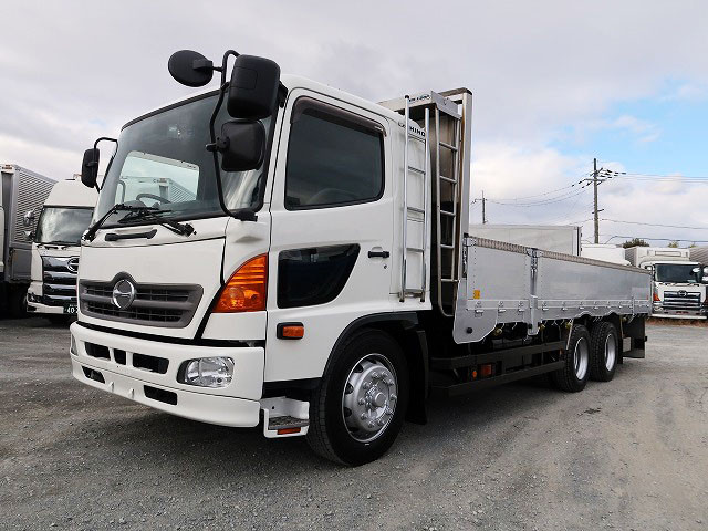 2013 Hino Ranger Heavy Duty Flat Body Aluminum Block 6600 Wide ★Vehicle inspection valid until July 2015★