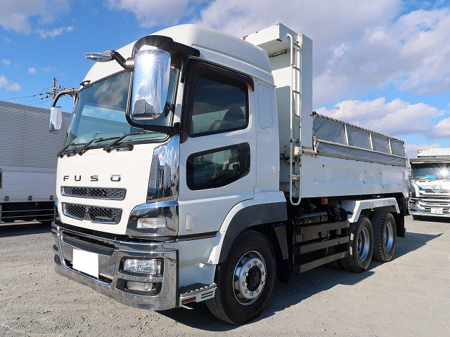 2015 Mitsubishi Fuso Super Great Large Dump Truck Shinmaywa 5100 Body 2 Differential High Roof 420 Horsepower *Actual mileage approx. 420,000km/Vehicle inspection valid until February 2015*