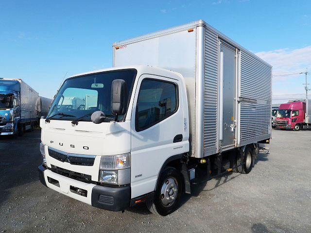 2017 Mitsubishi Fuso Canter 2t Aluminum Van Wide Long Interior Height 212cm Storage PG Left Sliding Door Fully Low Floor 2-Tier Lashing Rail 150 Horsepower [Semi-Medium License Compatible *Excluding 5t Limited]