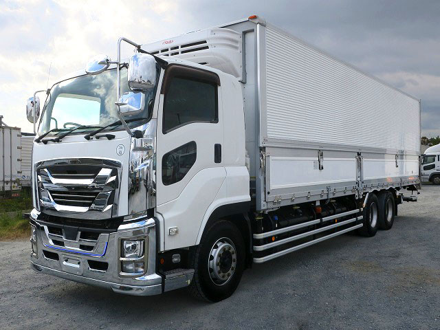 Reiwa 1 model Isuzu Giga large freezer wing high floor 3 axle storage PG made by Ryohin Heavy Industries -5 degree setting snow melting specification retarder ★Preliminary inspection included★