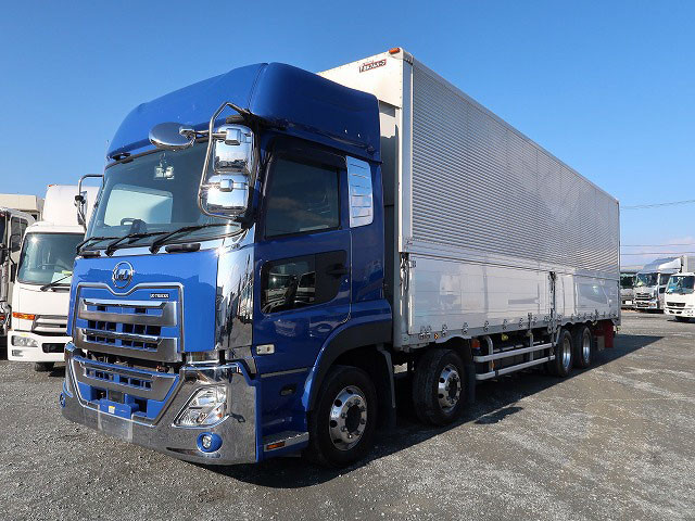 Reiwa 2 model UD Trucks Quon Large aluminum wing 4-axle low floor high roof aluminum wheels ★Vehicle inspection included★