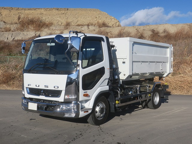 [Vehicles for lease rental only] Reiwa 3rd year model Mitsubishi Fuso Fighter Medium-sized arm roll Shinmaywa Boxed Twin hoist 