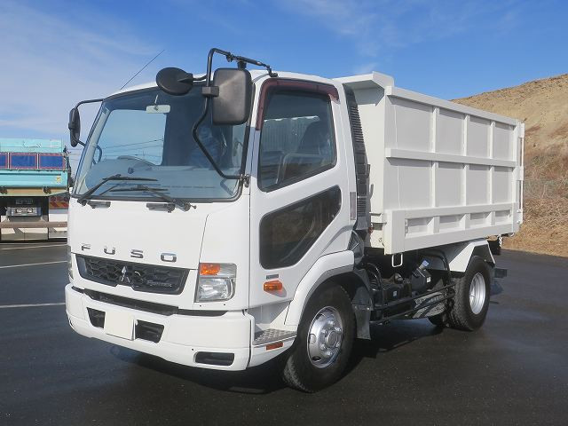 [Vehicles for lease rental only] Mitsubishi Fuso Fighter 2017 model, medium-sized deep dump truck, no soil loading specification 