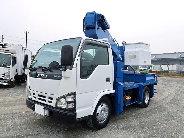 2005 Isuzu Elf Small-sized work platform vehicle Tadano AT-121 Maximum ground clearance 12m [Semi-medium-sized license compatible *Excluding 5t limited]