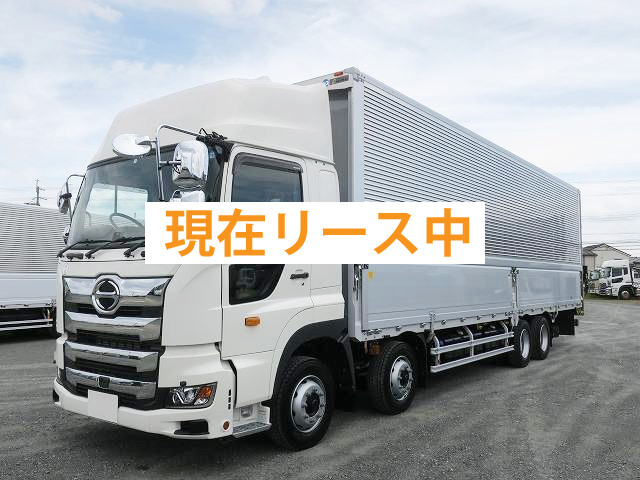 Reiwa 5 model Hino Profia Large aluminum wing 4-axle low floor high roof retarder 