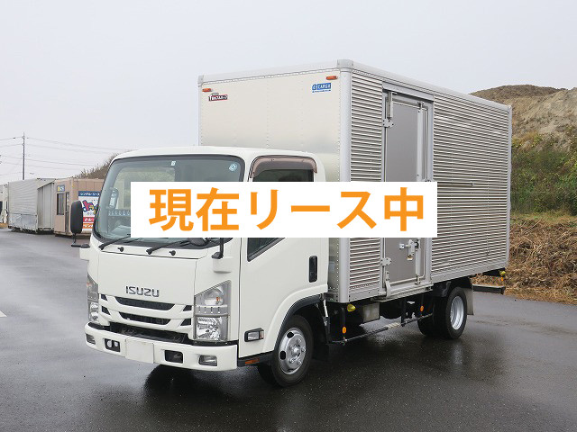 2017 Isuzu Elf 2t aluminum van, standard long, cargo bed height 215cm, left sliding door, full low floor, 150 horsepower, 2-stage lashing rail [medium-sized (5t only) license compatible *old standard license OK]