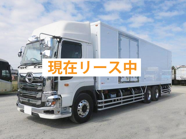 2022 Hino Profia large refrigerated van, high-floor 3-axle, Thermo King, -29 degree setting, 2-layer, left-side double door, 4-row jolder, retarder, standby, aluminum wheels