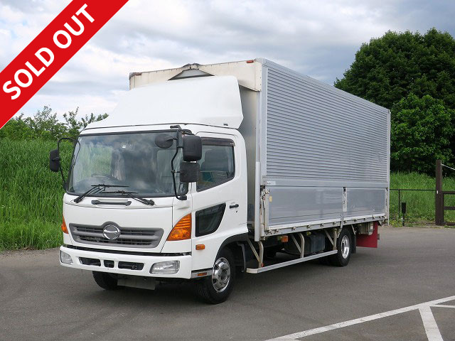 2010 Hino Ranger, medium-sized aluminum wing, 6200 wide, rear air suspension, approx. 450,000km on meter