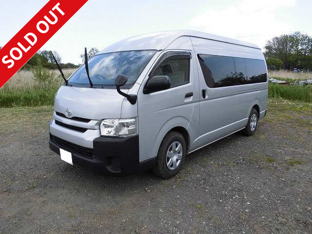 Now available for rental! 2017 Toyota Hiace Commuter/GL 14-seater SP Long Wide High Roof Gasoline vehicle with navigation system and dealer inspection record book