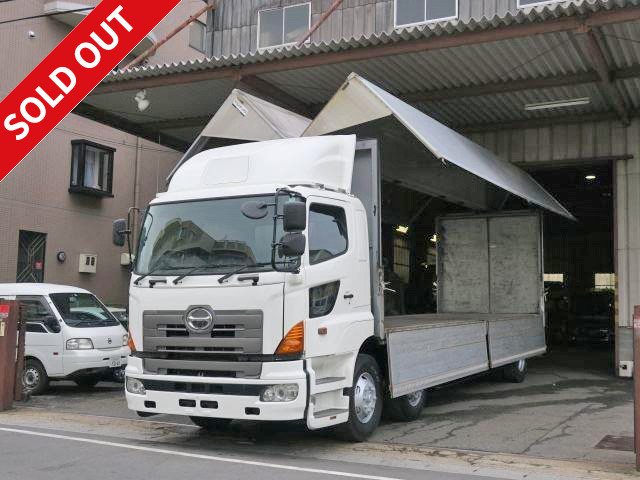 2006 Hino Profia Large Front 2 Axle Aluminum Wing High Floor Actual Mileage 865,000 km Bed Included