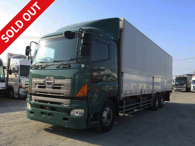 [Price reduced!] 2005 Hino Profia, large aluminum wing, high-floor two-axle rear, Hamana Works, rear air suspension 