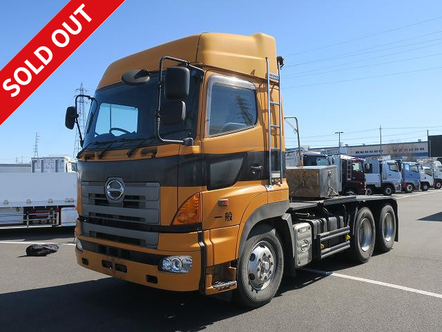 2005 Hino Profia tractor head, 480 horsepower, 2 differentials, high roof