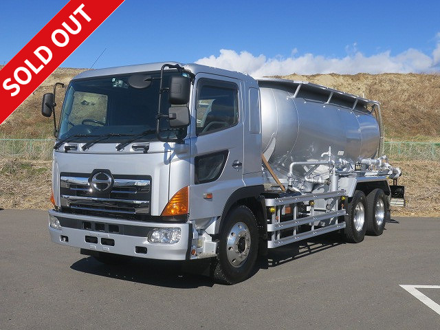 2008 Hino Profia 22 ton powder transport vehicle, Far East Jet Pack, high deck, 3 axles, bulk cement, fly ash, aluminum wheels 