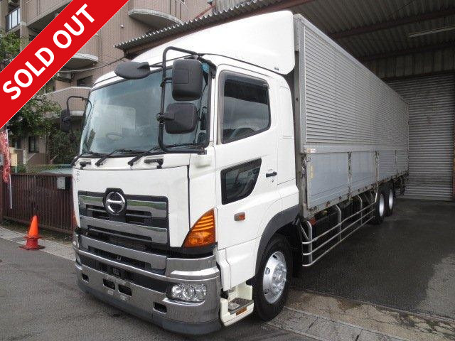 2004 Hino Profia, aluminum wing, 3-axle high floor, rear air suspension