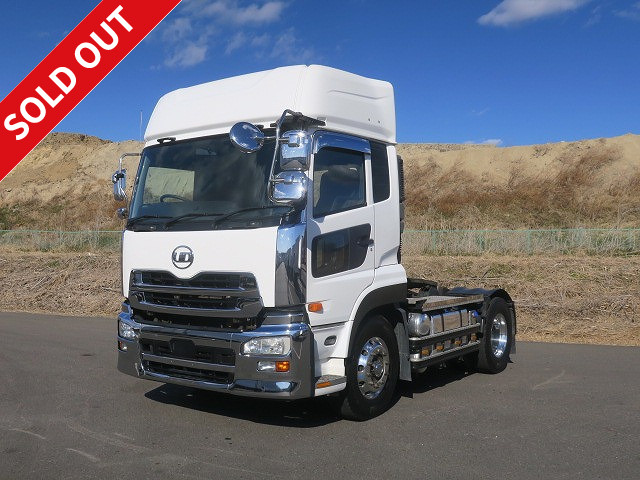 2015 UD Trucks Quon Tractor Head 5th Wheel Load 11.5t Retarder High Roof Aluminum Wheels ★ Actual mileage on the meter is about 440,000km! ★