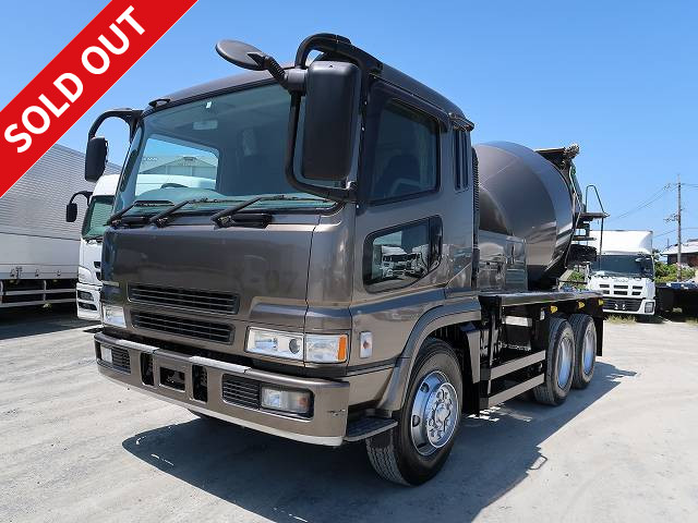 2005 Mitsubishi Fuso Super Great Large Concrete Mixer Truck 2 Differentials Shinmaywa Drum Capacity 8.7m3 Electric Hopper Cover *Actual mileage on meter: approx. 250,000km*