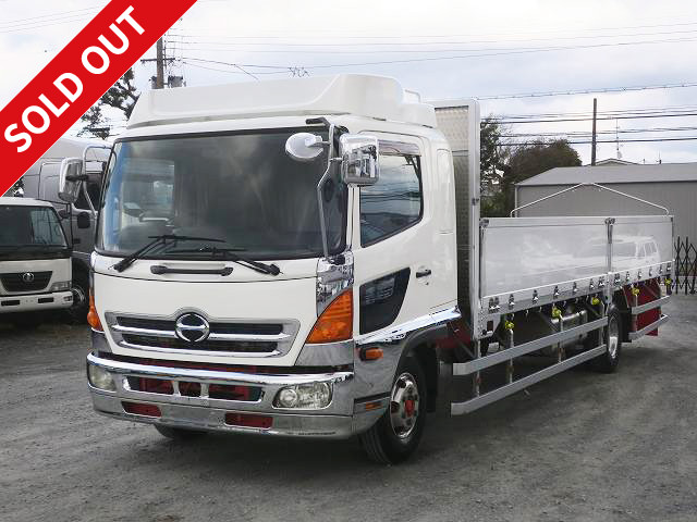 2012 Hino Ranger Medium-sized flatbed aluminum block 5-way opening 7200 wide aluminum wheels ★ Actual mileage on the meter: approx. 270,000 km! ★