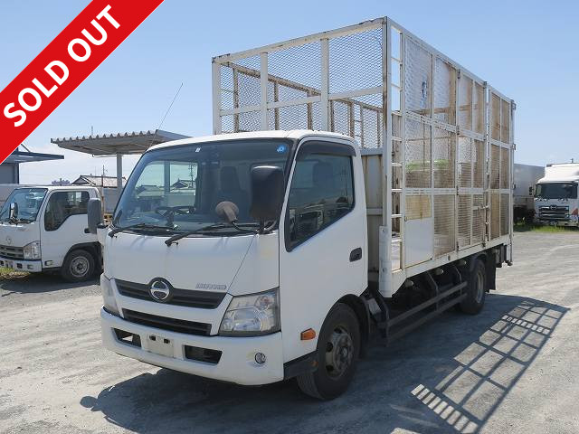 2013 Hino Dutro 2t basket truck, wide and long, with lift-up PG, side door, high floor