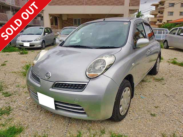 2007 model! Nissan March 5HB 12E with ETC and navigation