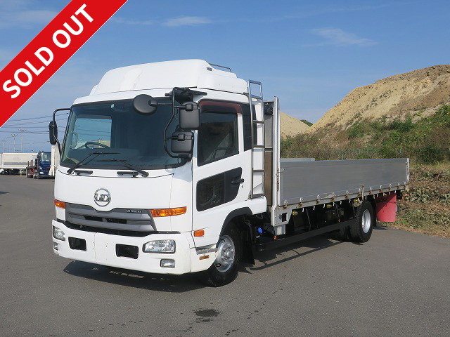 2013 UD Trucks Condor Medium-sized flatbed aluminum block 3-way opening 6200 wide ★Approximately 410,000 km on the odometer! ★