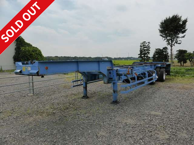 2000 model! Fruehauf 3-axle tank container chassis